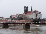 Blick auf Albrechtsburg Meien